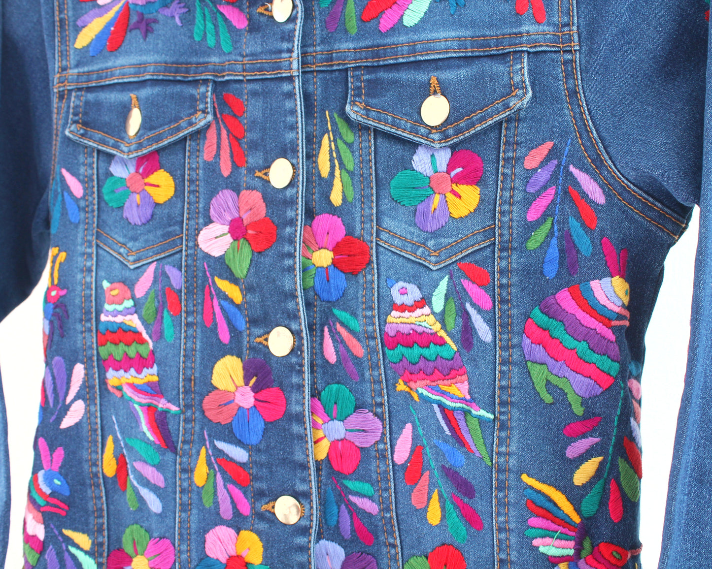 Chamarra Mezclilla Ch Tenangos Colores