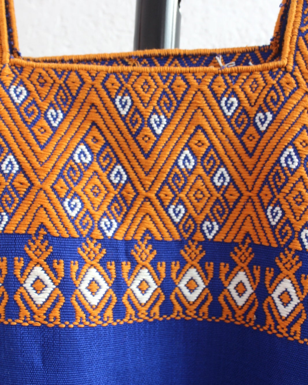 Huipil Larráinzar Azul Amarillo