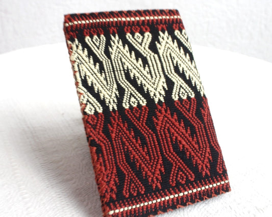 Porta Pasaporte Quetzalcóatl Marron Beige