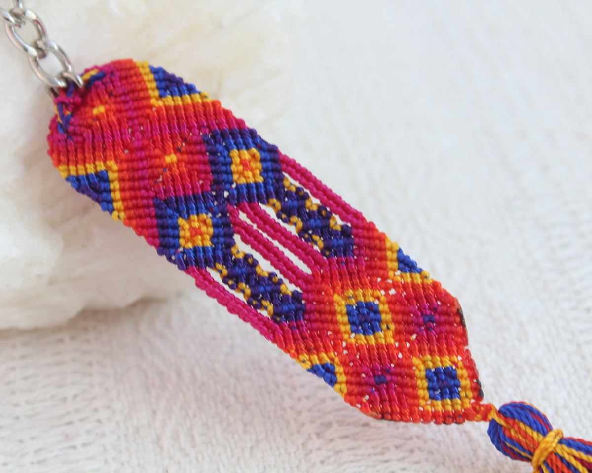 Llavero Anita Rojo Azul Amarillo