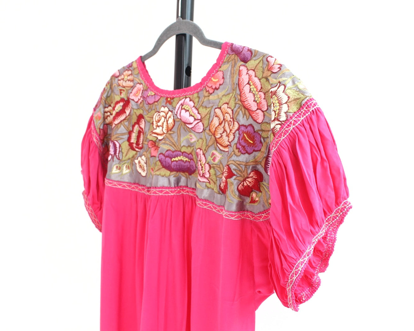 Blusa Abigail Flores Rosa Mx  XL - XXL