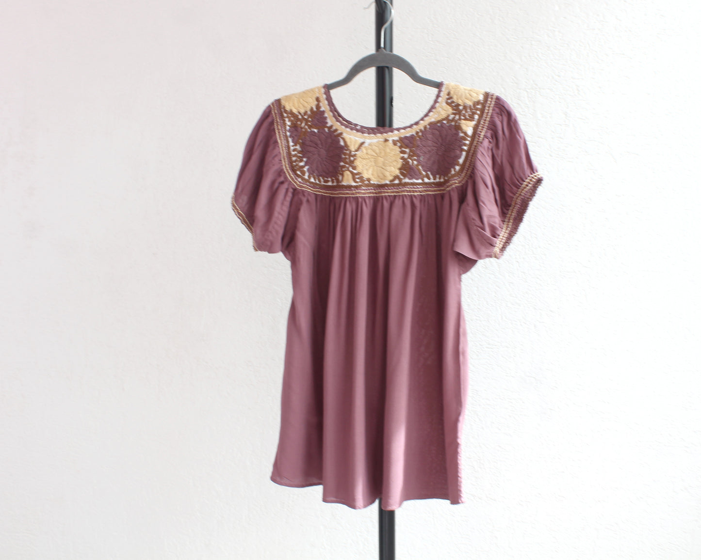 Blusa Aguacatenango Marsala Amarillo Claro