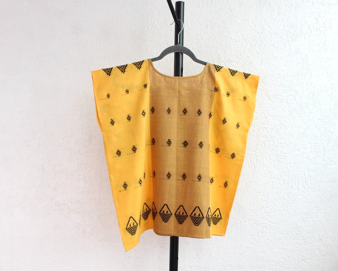Blusa Carranza  Amarillo Negro