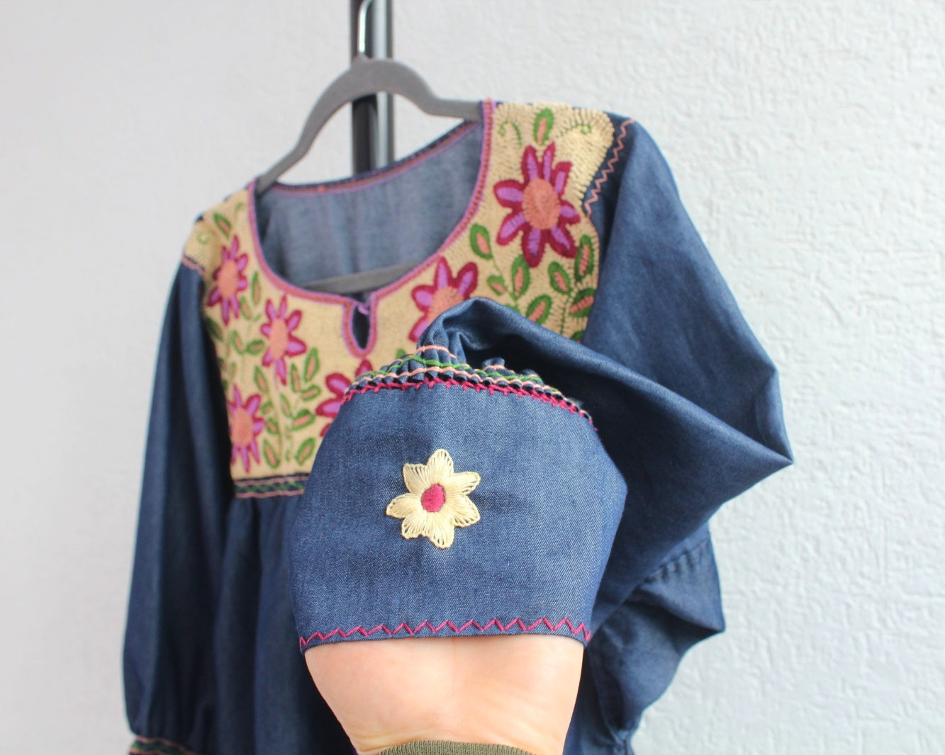 Blusa Leonor Mezclilla Unitalla