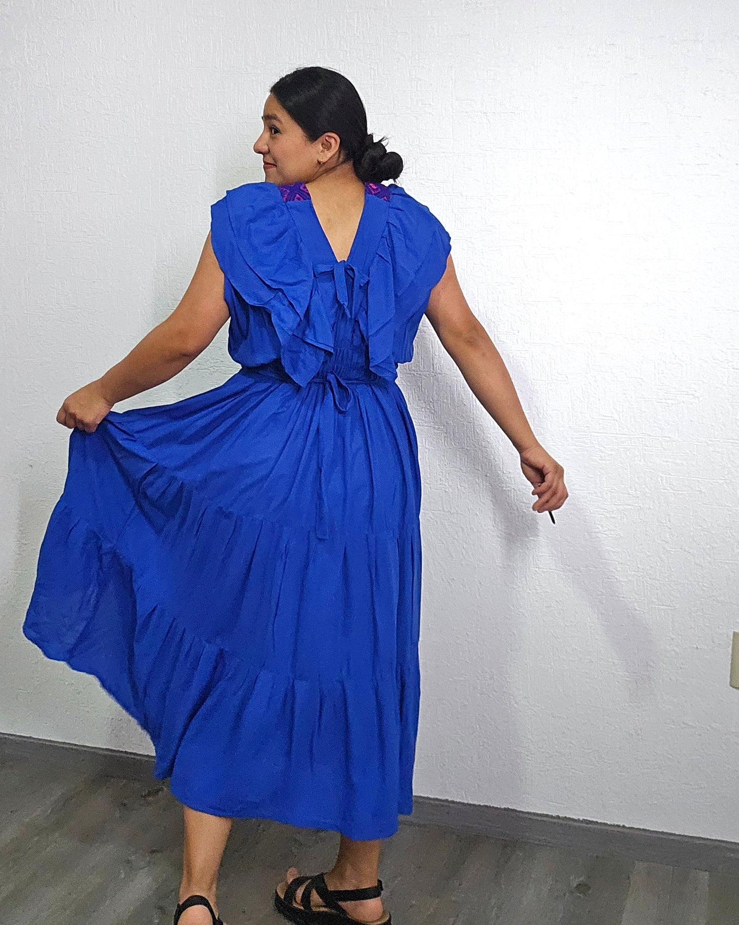 Vestido Citlalli Azul Rey
