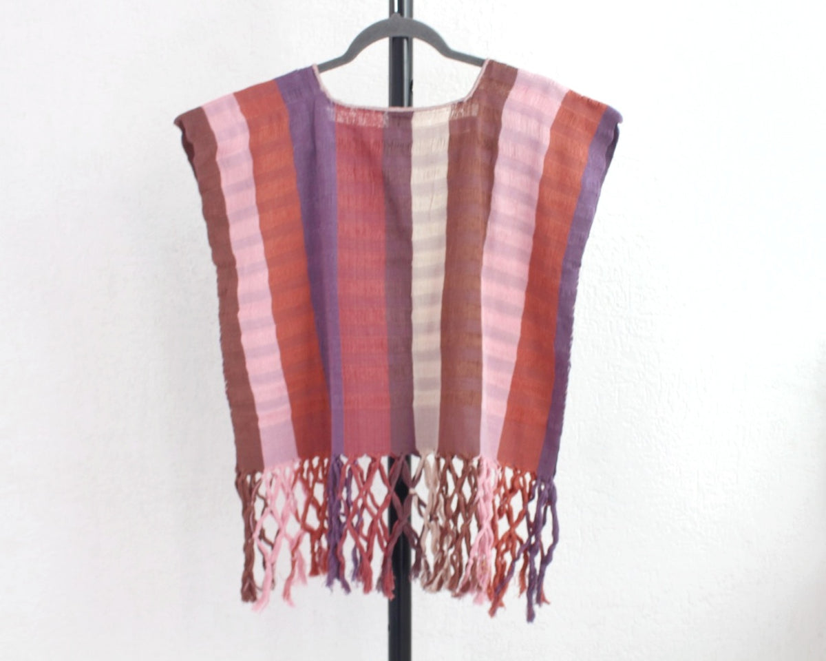 Huipil Esparanza Nuditos Rosa Lila Colores