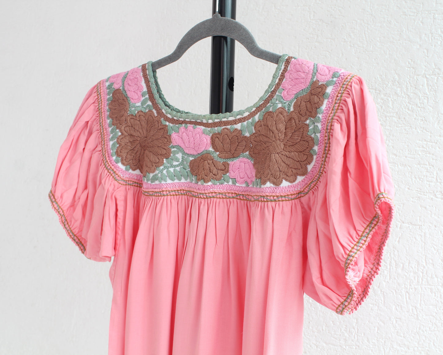 Blusa Aguacatenango Rosa Café Menta