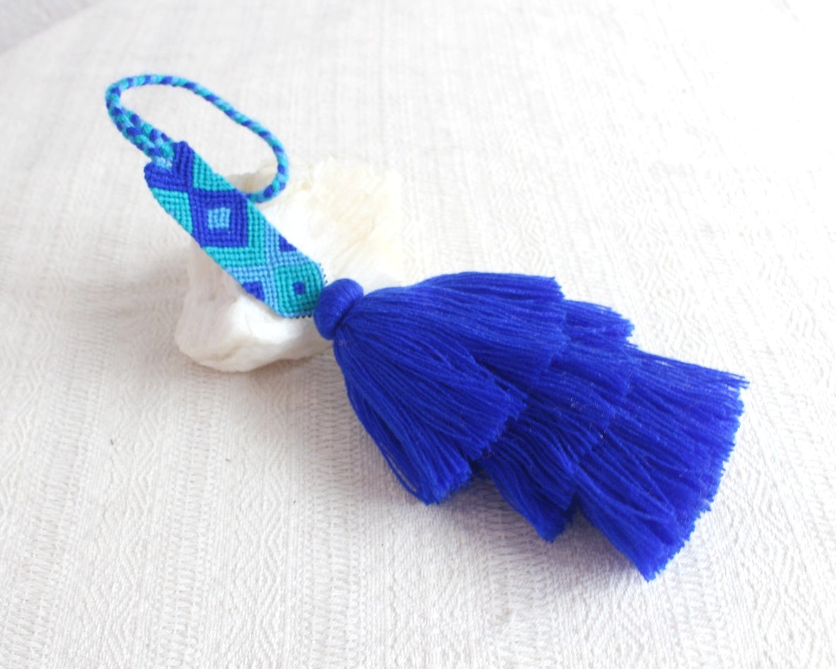 Campanitas con pulsera Azul Rey Turquesa