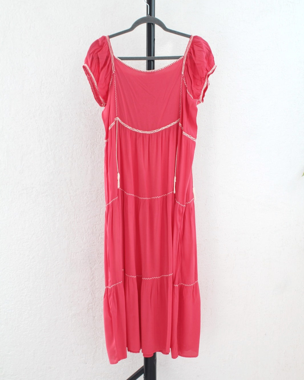Vestido Gloria Coral Blanco Ch M L
