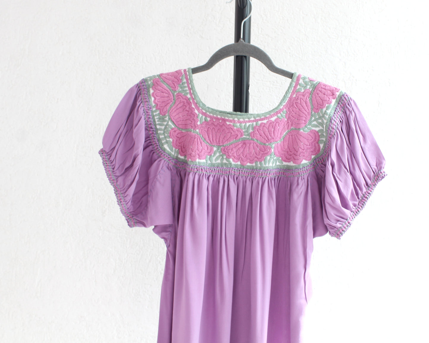 Blusa Aguacatenango Lila Rosa Menta