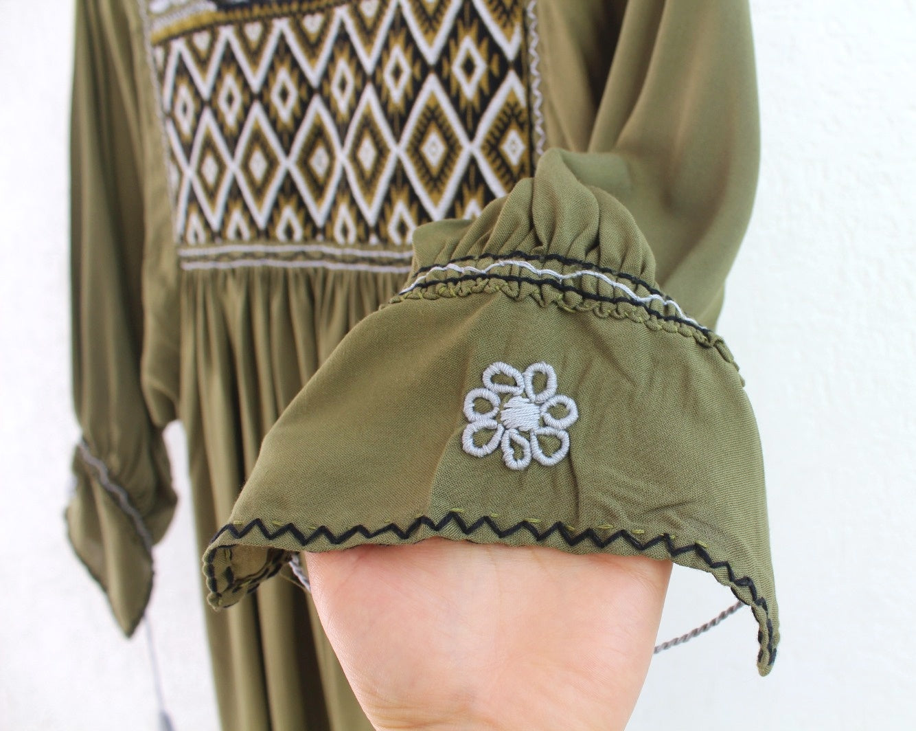 Blusa Maya Negro Verde
