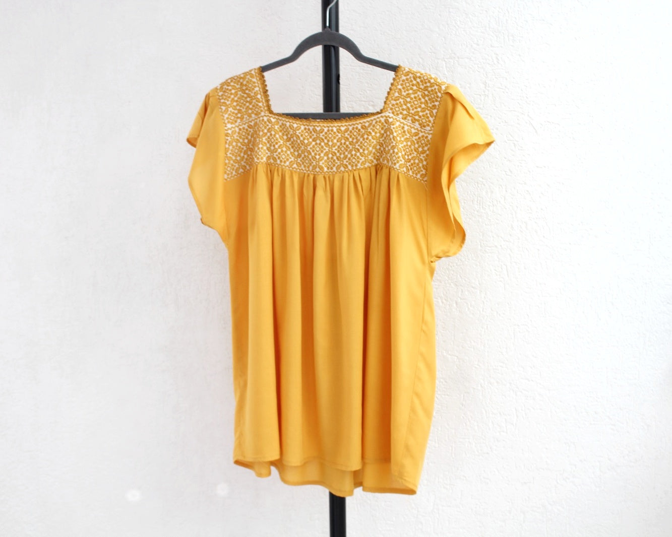 Blusa Tania Amarillo Flores L- XL
