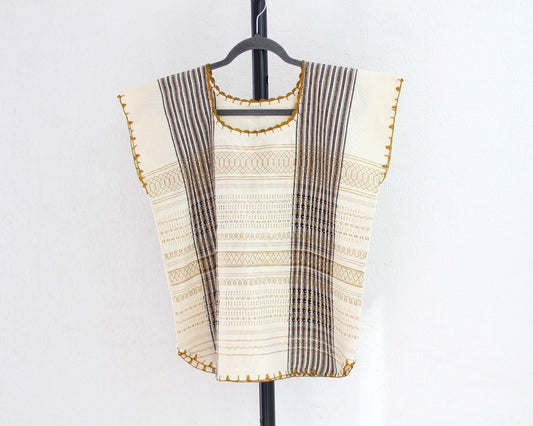 Blusa Carmen Natural Amarillo Mostaza M - G