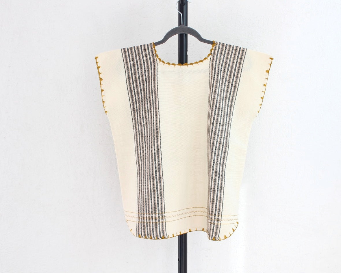 Blusa Carmen Natural Amarillo Mostaza M - G
