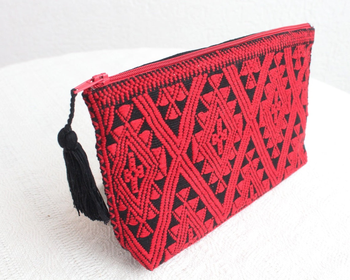Neceser Estrellas Diamante Rojo Negro