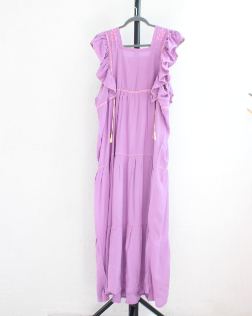 Vestido Josefina Lila Rosa Unitalla