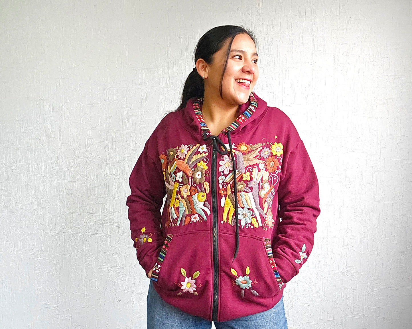 Sudadera XL Tenangos Vino