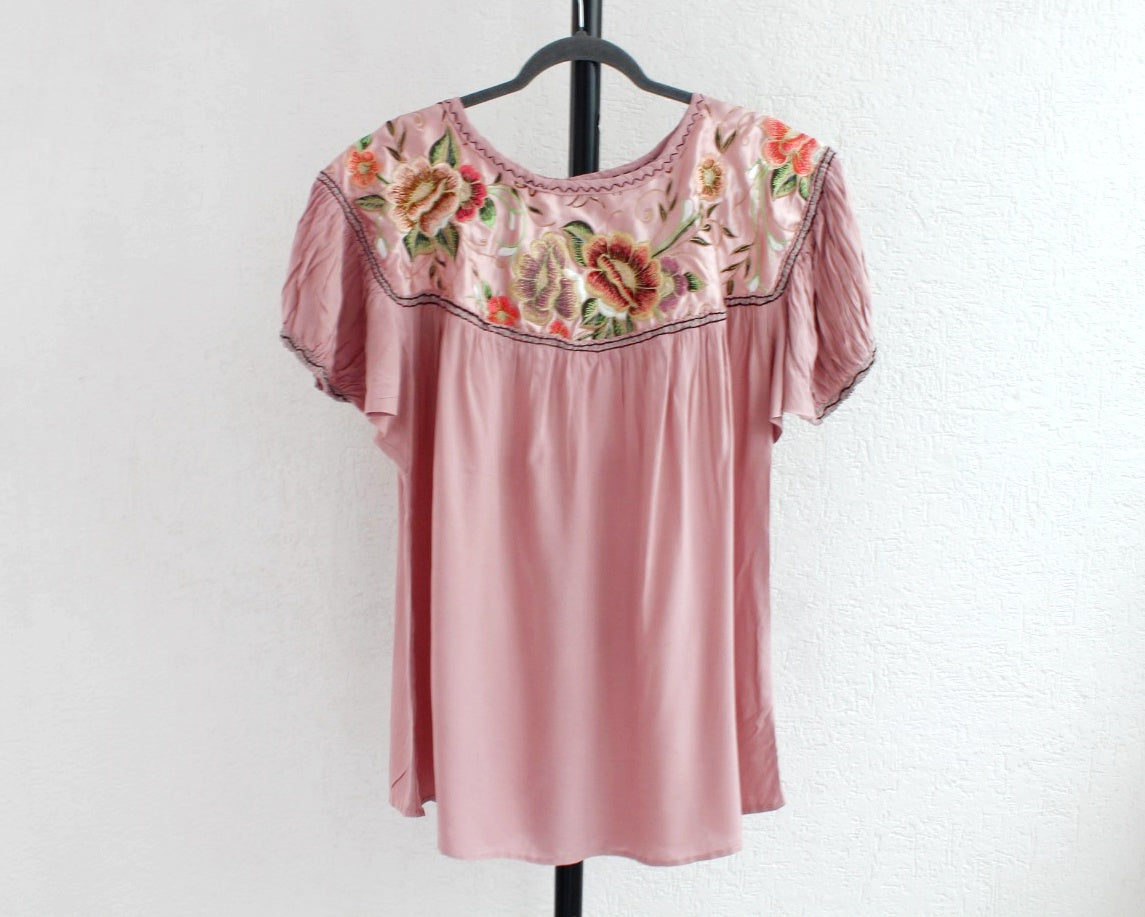 Blusa Abigail Rosa Claro XL - XXL