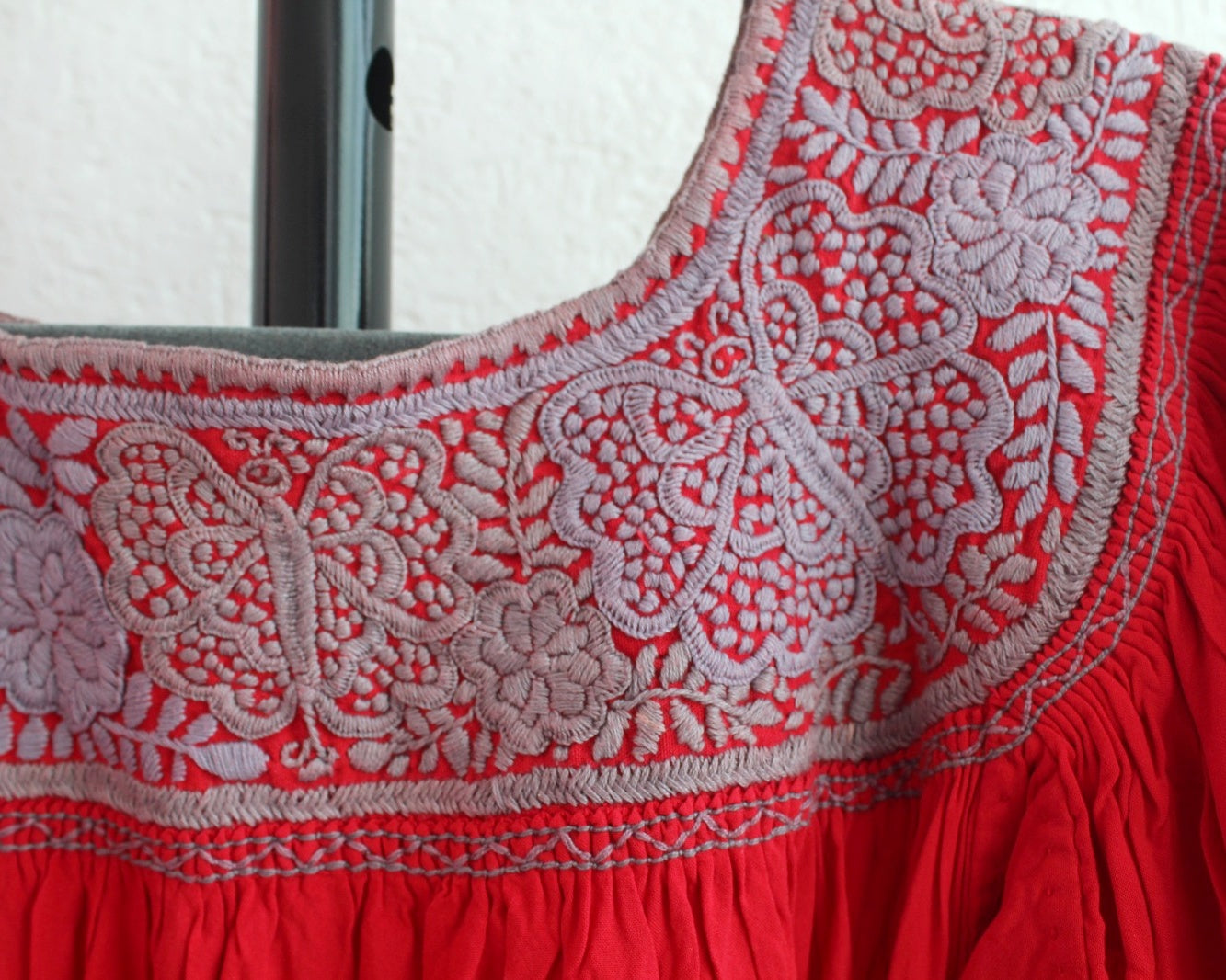Blusa Aguacatenango Roja Gris