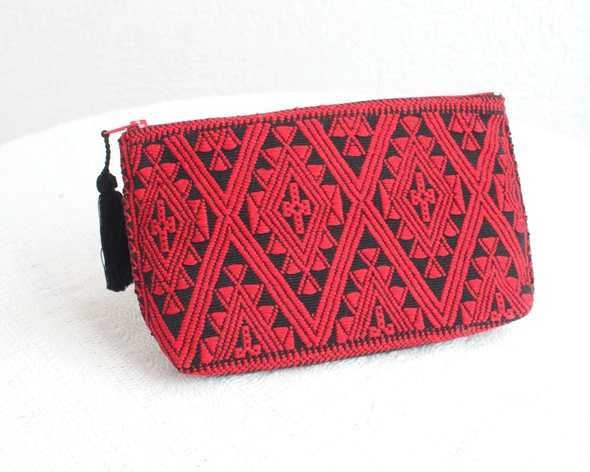 Neceser Estrellas Diamante Rojo Negro