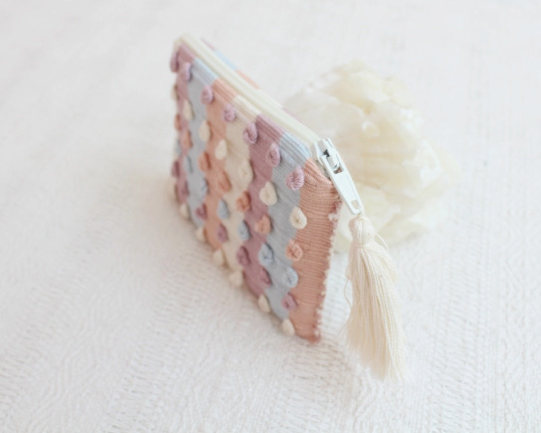 Mini Monedero Nuditos Colores Lila Rosa Blanco