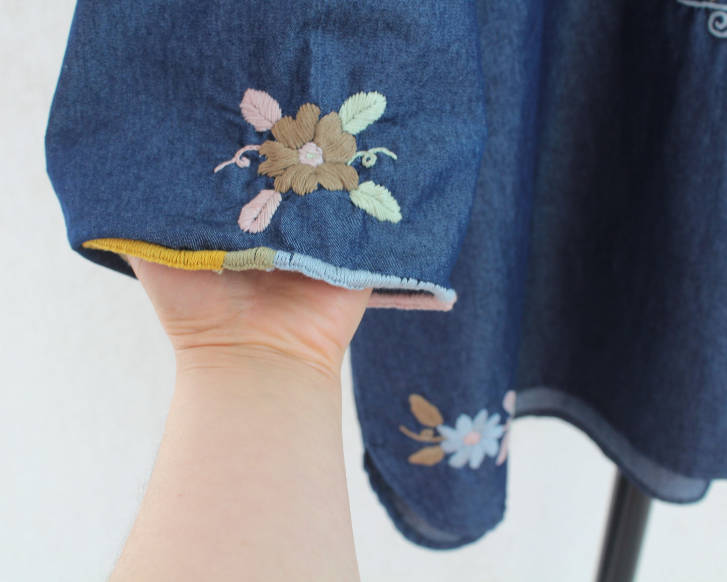 Blusa Imelda Mezclilla Flores XXL