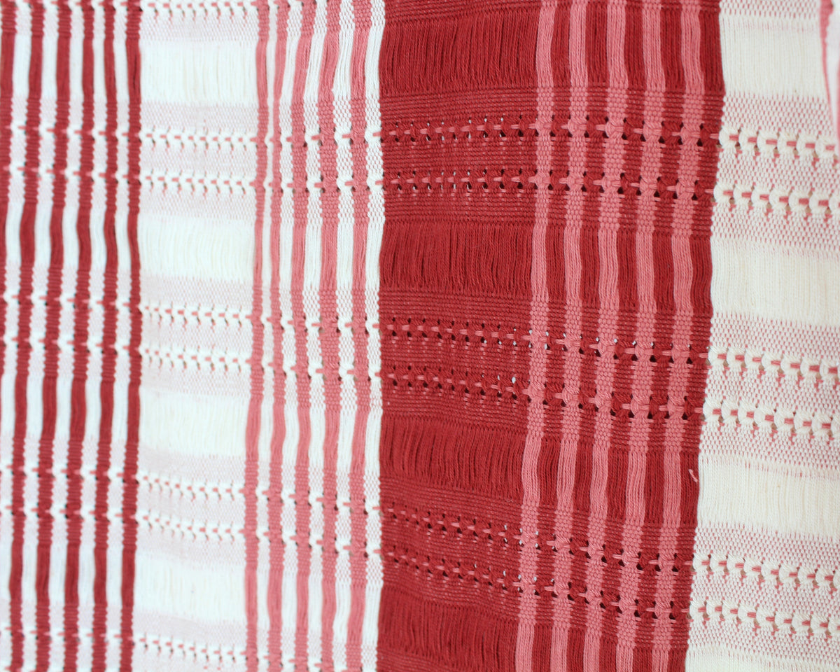 Huipil Brenda Blanco Rojo