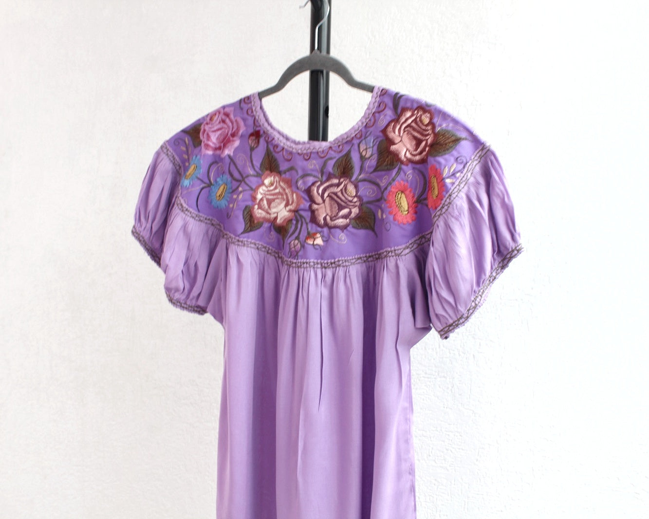 Blusa Abigail Flores Lila  XL - XXL