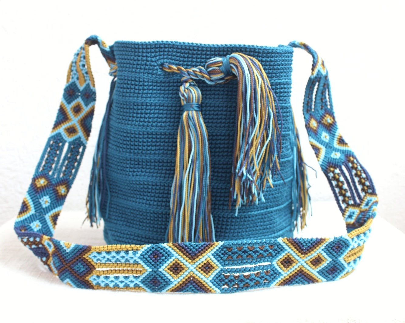 Bolso Morral Azul Petróleo
