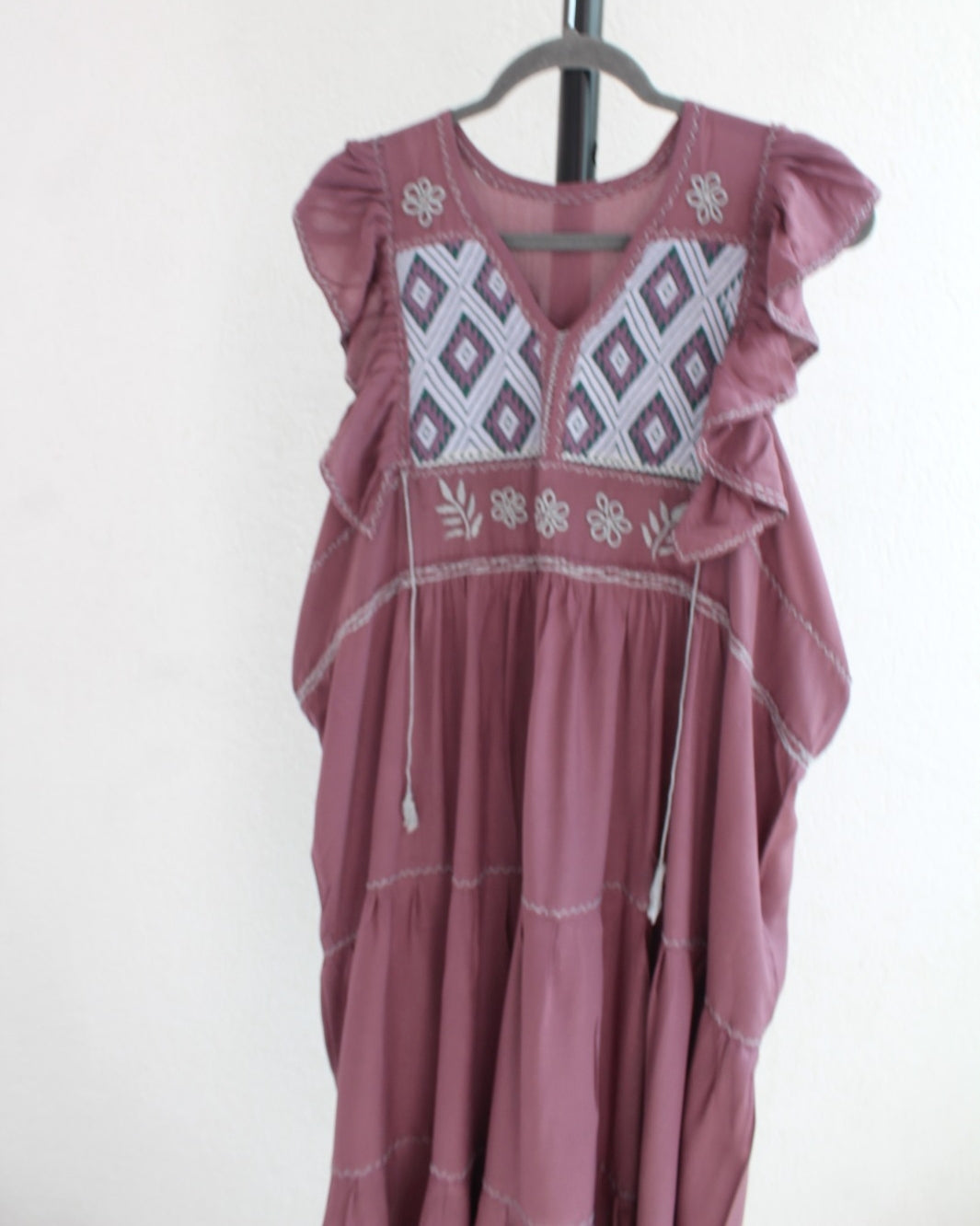 Vestido Antonia Burdeos Gris