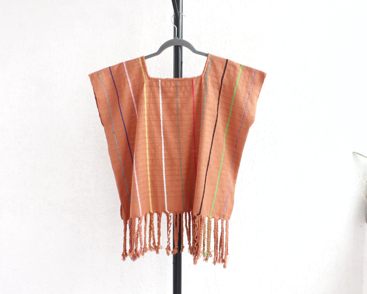 Huipil Angela Naranja Colores XL