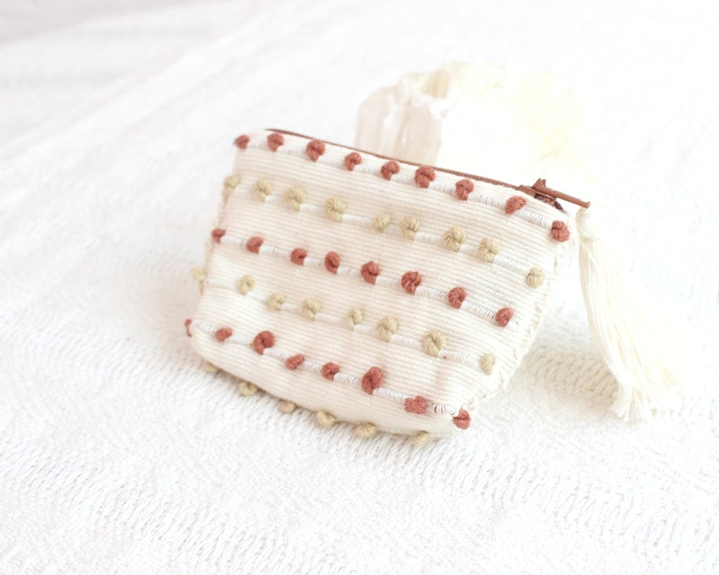 Mini Monedero Nuditos Perla Beige Cafe