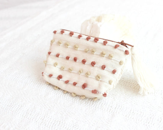 Mini Monedero Nuditos Perla Beige Cafe