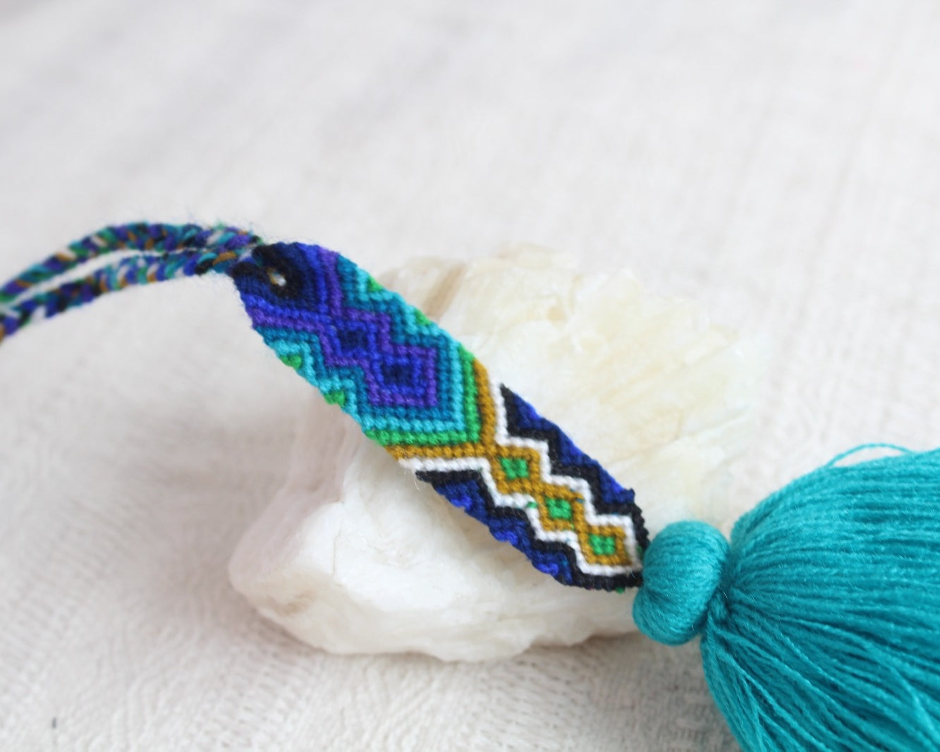 Campanitas con pulsera Turquesa Azul  Verde