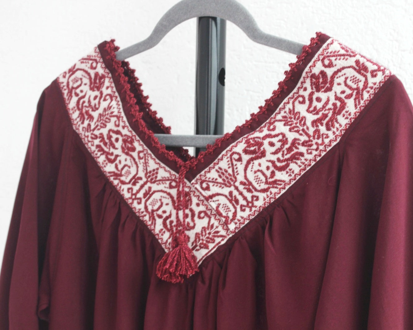 Blusa Cuello V Vino Conejos