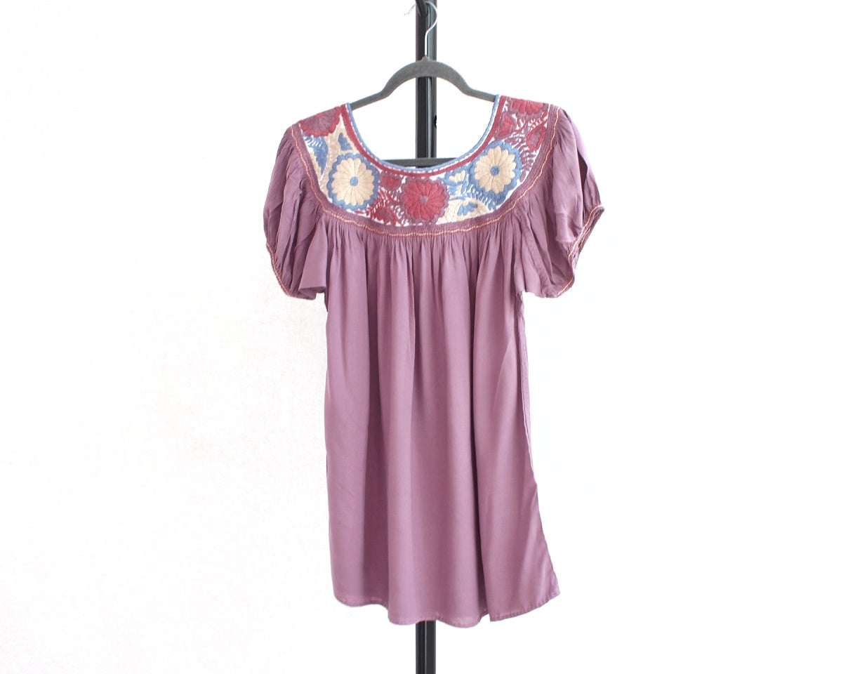Blusa Aguacatenango Lavanda Azul Unitalla