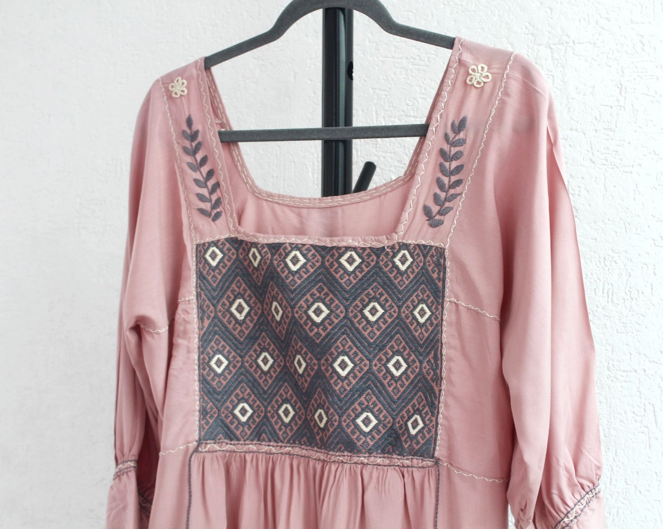 Blusa Julia Rosa Palo Gris L - XL