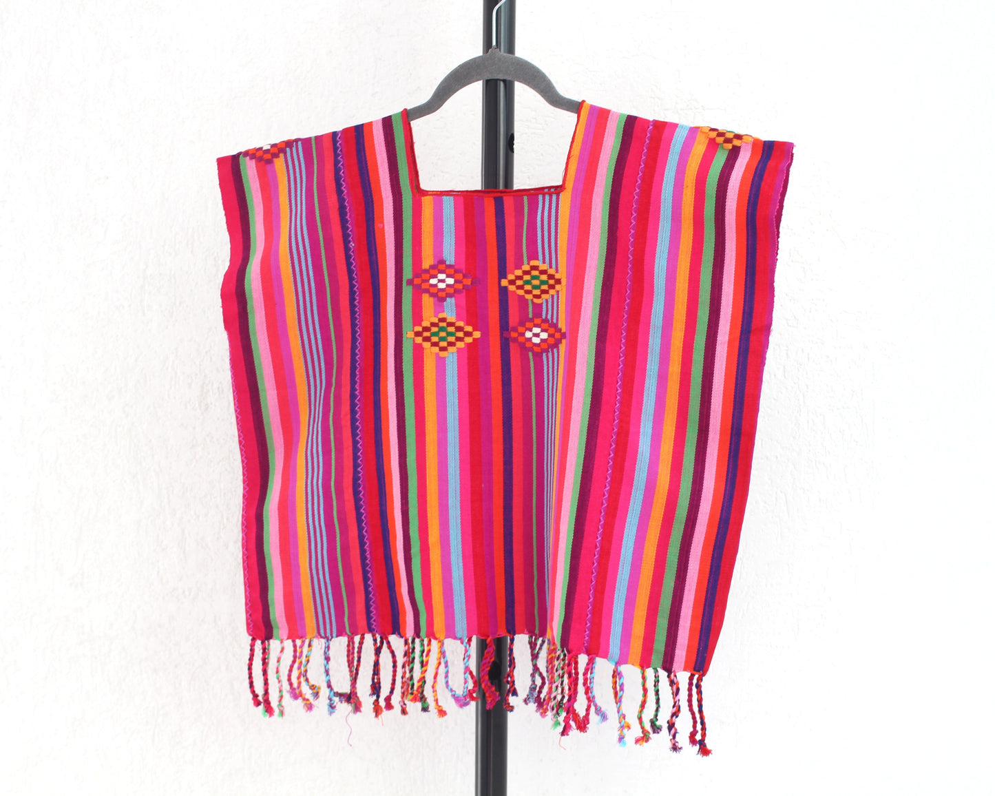 Top Telar de Cintura Rombos Rosa