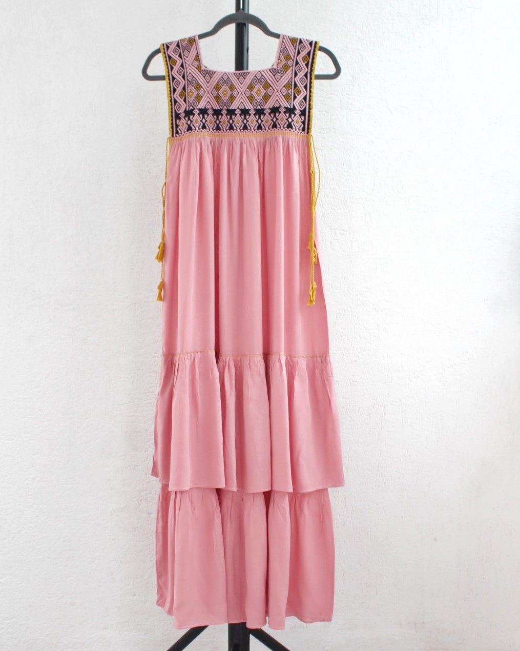 Vestido Teresa Rosa Negro Unitalla