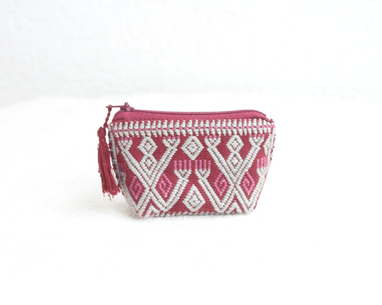 Mini Monedero Ranas Gris Vino