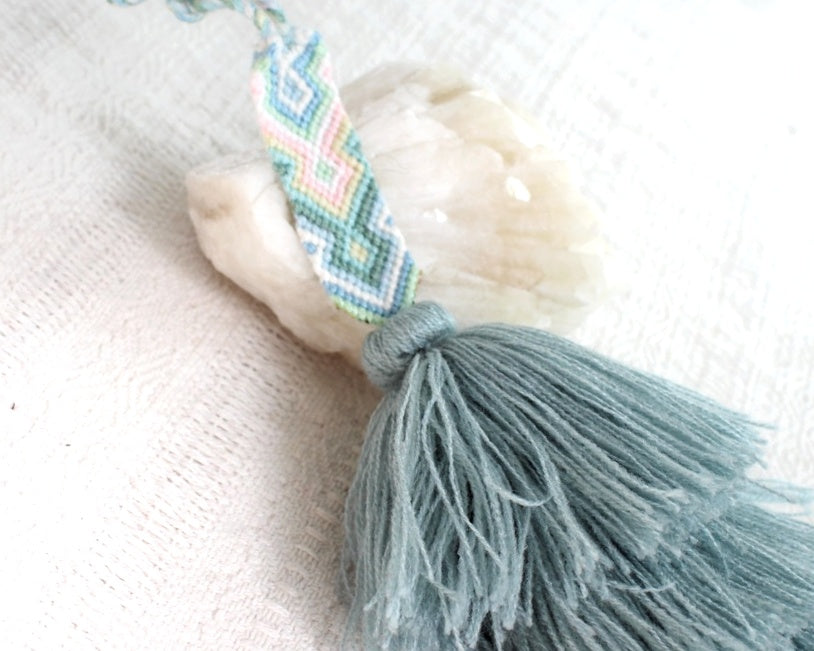 Campanitas con pulsera Menta Rosa Azul