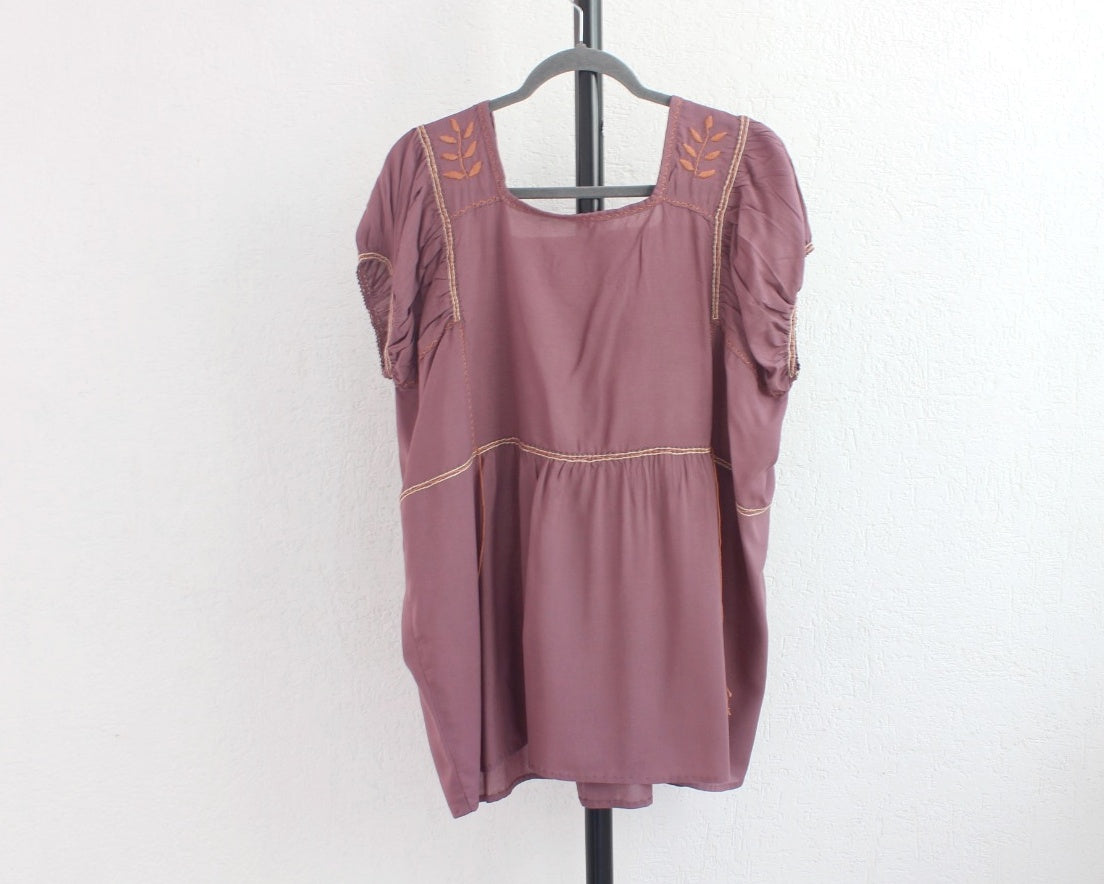 Blusa Maribel Malva Rosa L XL