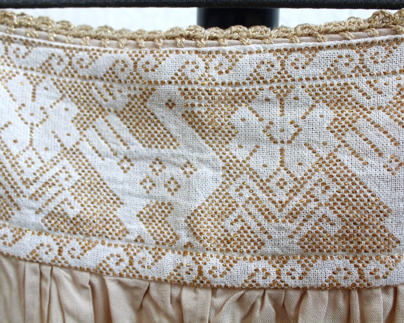 Blusa Bordada Tania Beige Patitos Pepenado