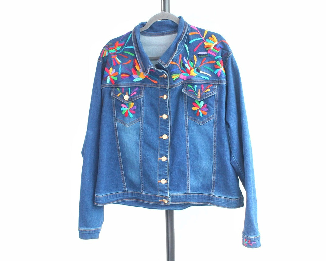 Chamarra Mezclilla 3XL Tenangos Colores