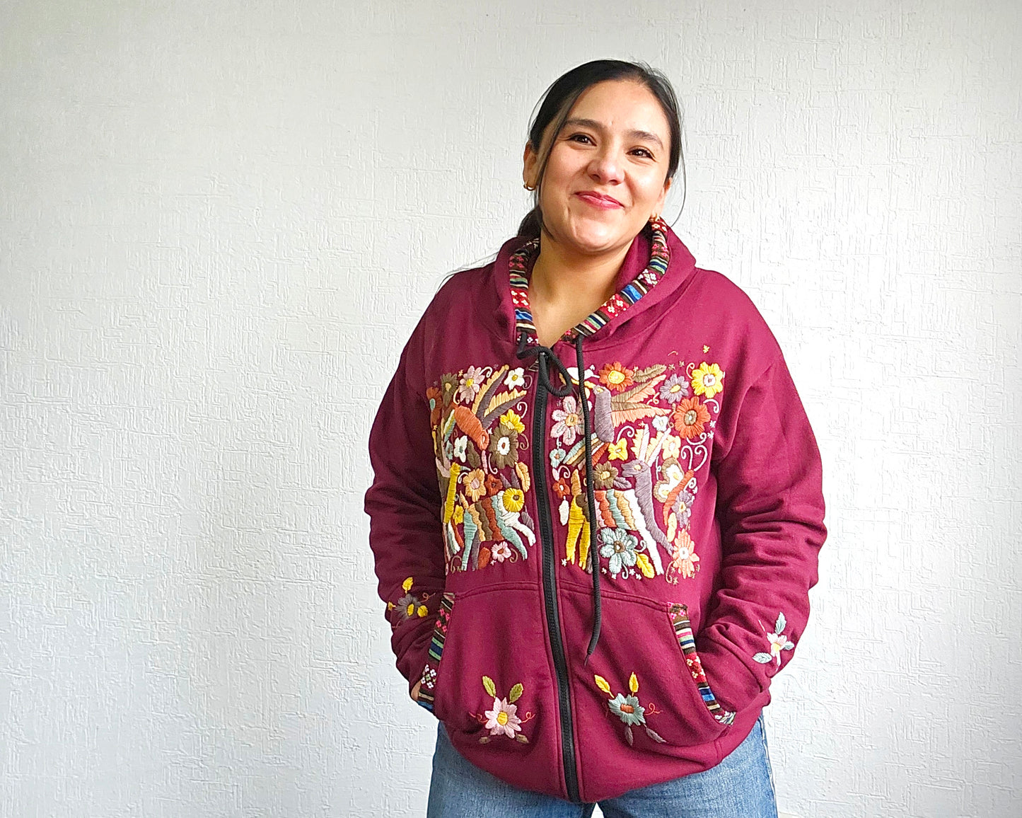 Sudadera XL Tenangos Vino