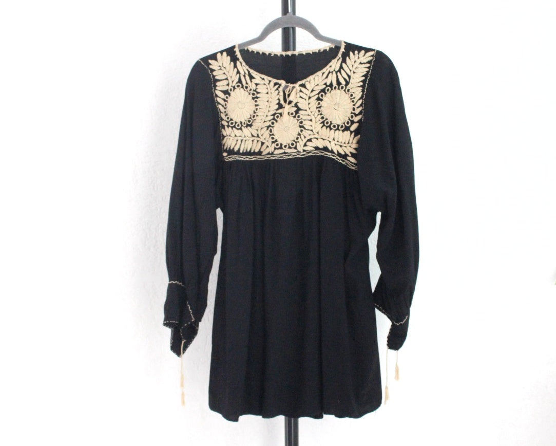 Blusa Mary Negro Beige