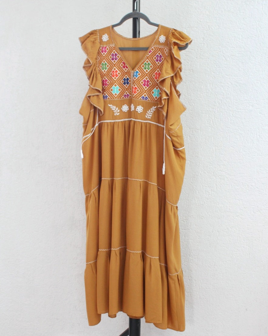 Vestido Antonia Amarillo Colores 2XL