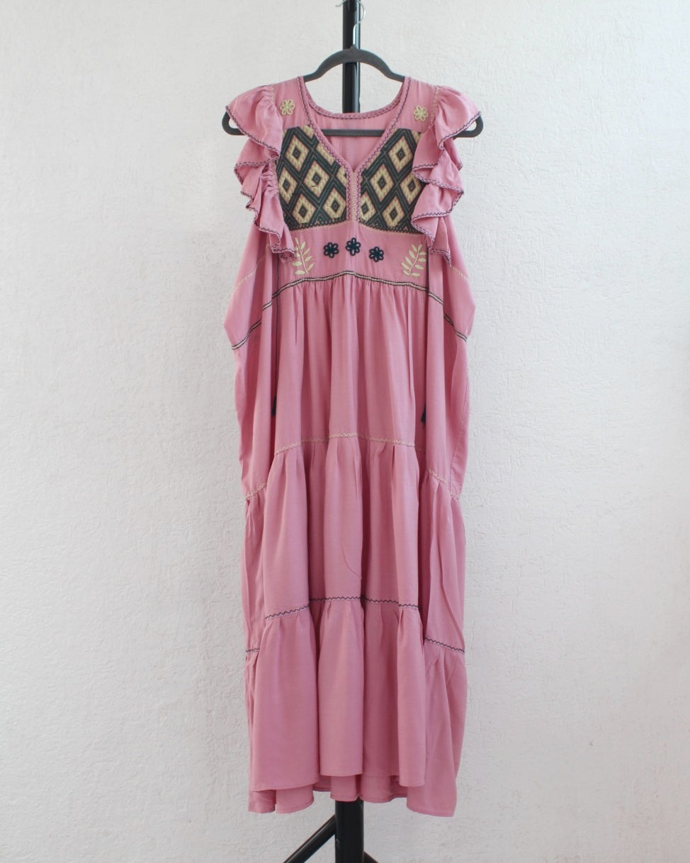 Vestido Antonia Rosa Verde