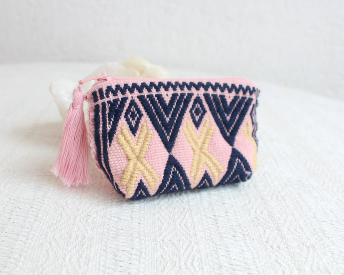 Mini Monedero Cosmos Azul Rosa