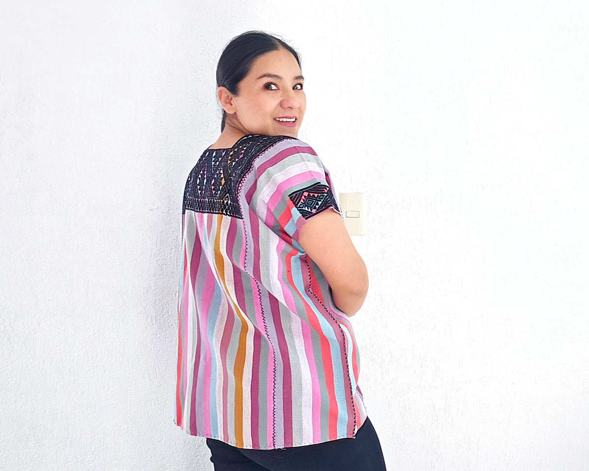 Huipil Laura XL - 2XL Pejel Colores